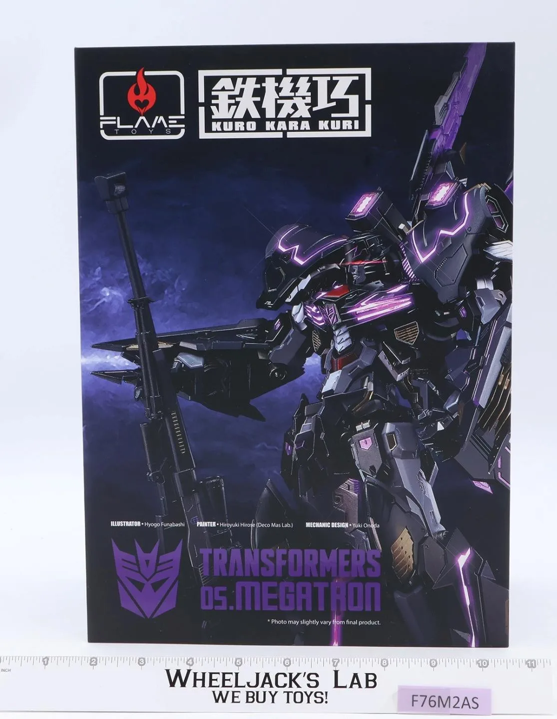 05 Megatron ACCESSORY + BOX ONLY Transformers 2020 Kuro Kara Kuri Flame Toys