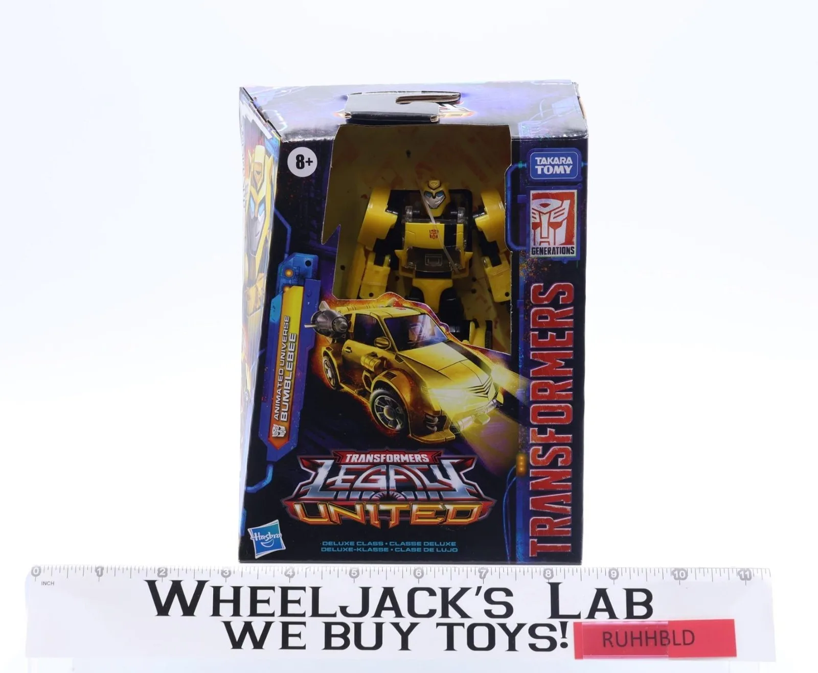 Animated Universe Bumblebee Transformers Legacy United 2024 Hasbro NEW SEALED