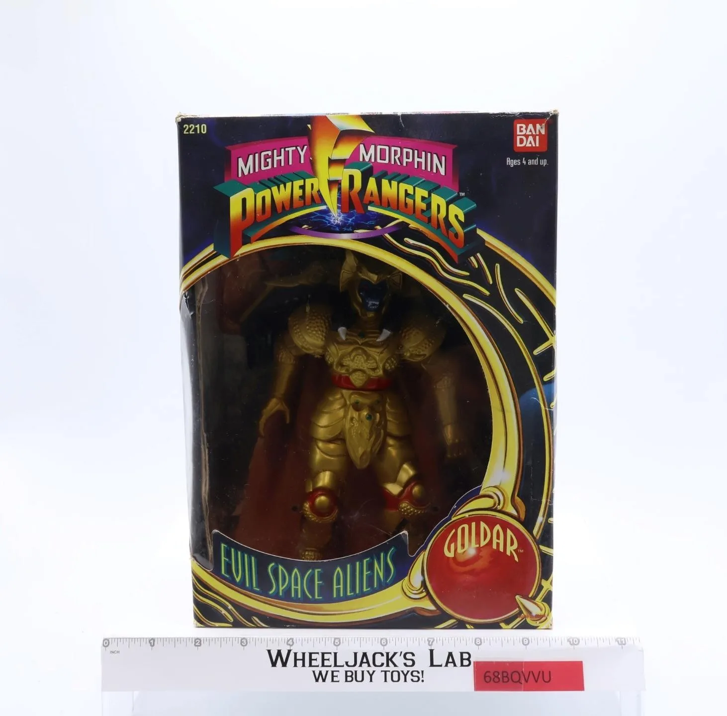 Goldar Evil Space Aliens Mighty Morphin Power Rangers 1993 Bandai Action Figure
