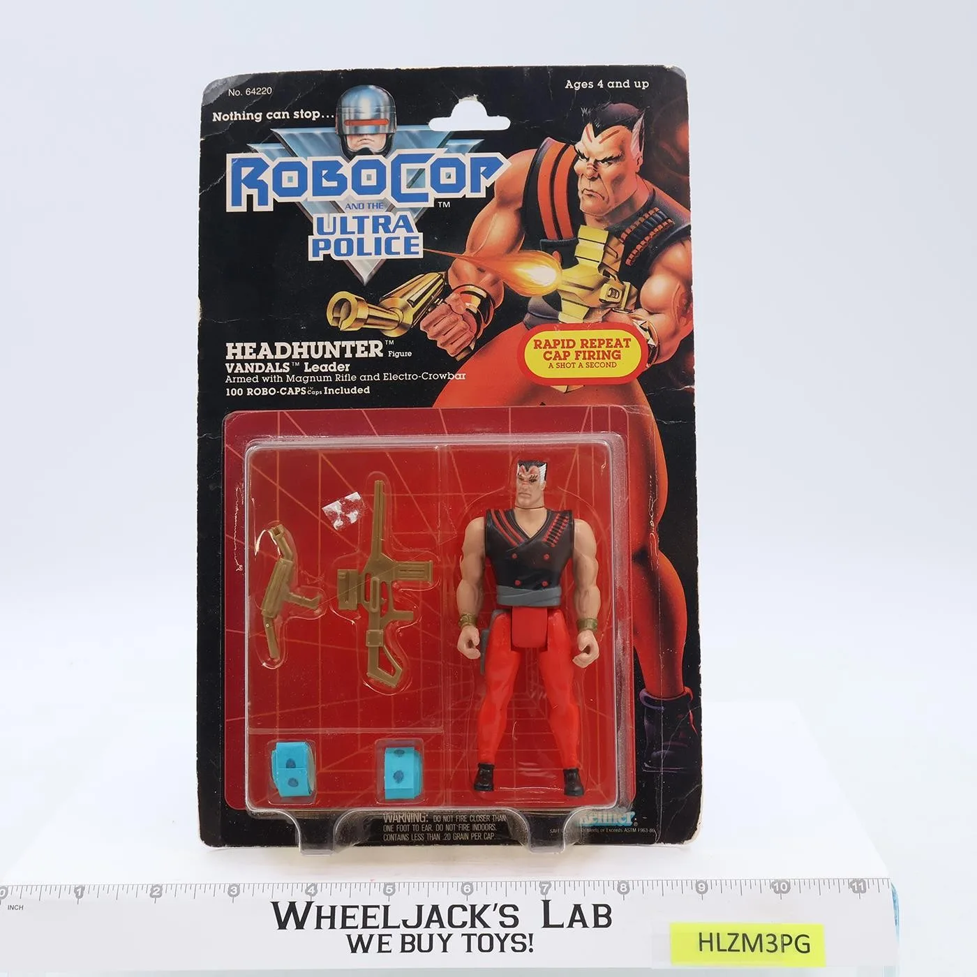 Headhunter RoboCop Ultra Police MOSC 1988 Action Figure Kenner Vintage