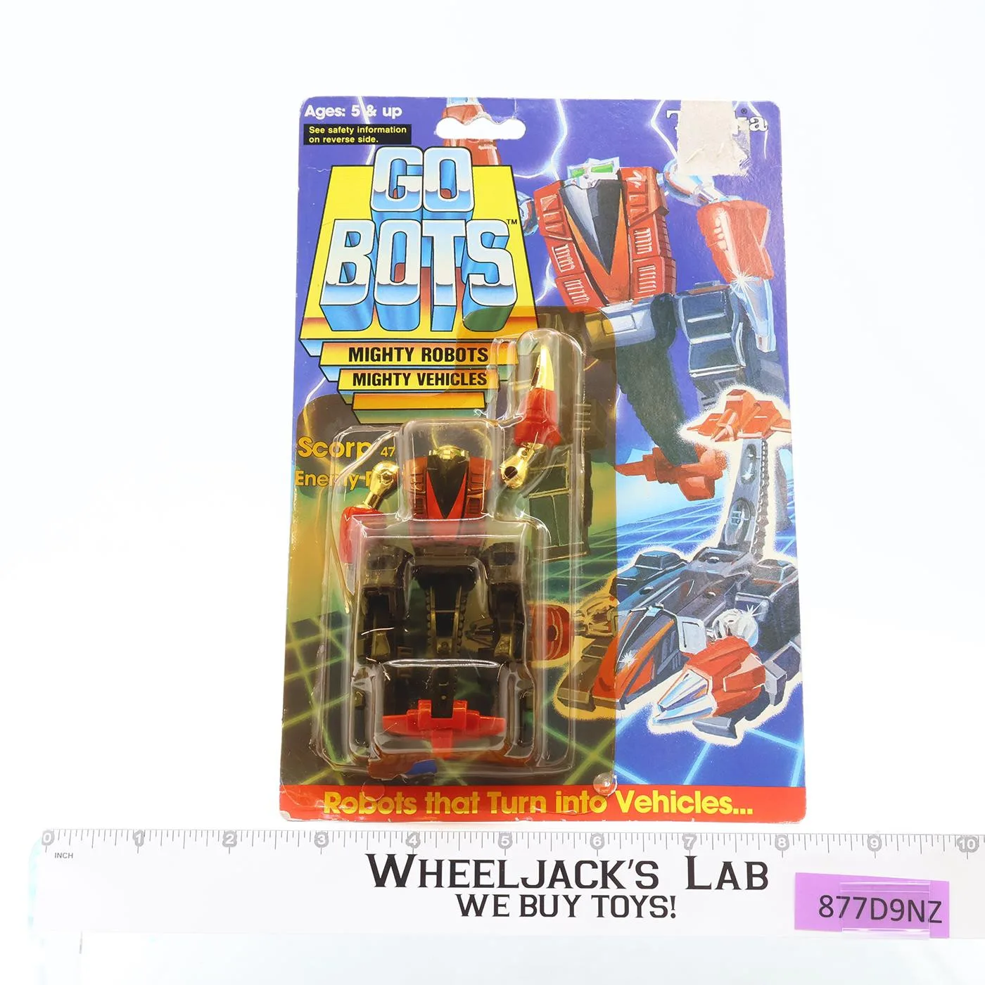 Scorp Enemy Robot Monster Gobots 1985 Tonka Action Figure NEW MOSC SEALED