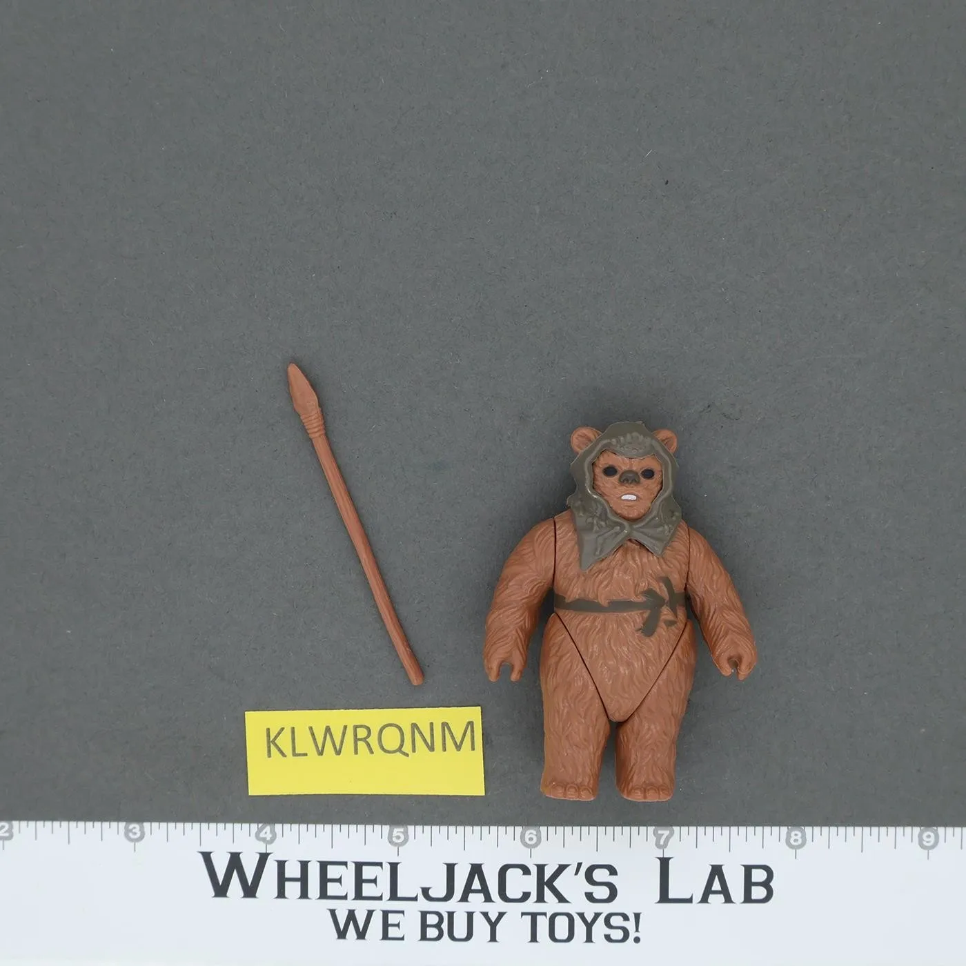 Romba Ewok 100% Complete Last 17 Star Wars POTF 1985 Kenner Figure NO REPRO