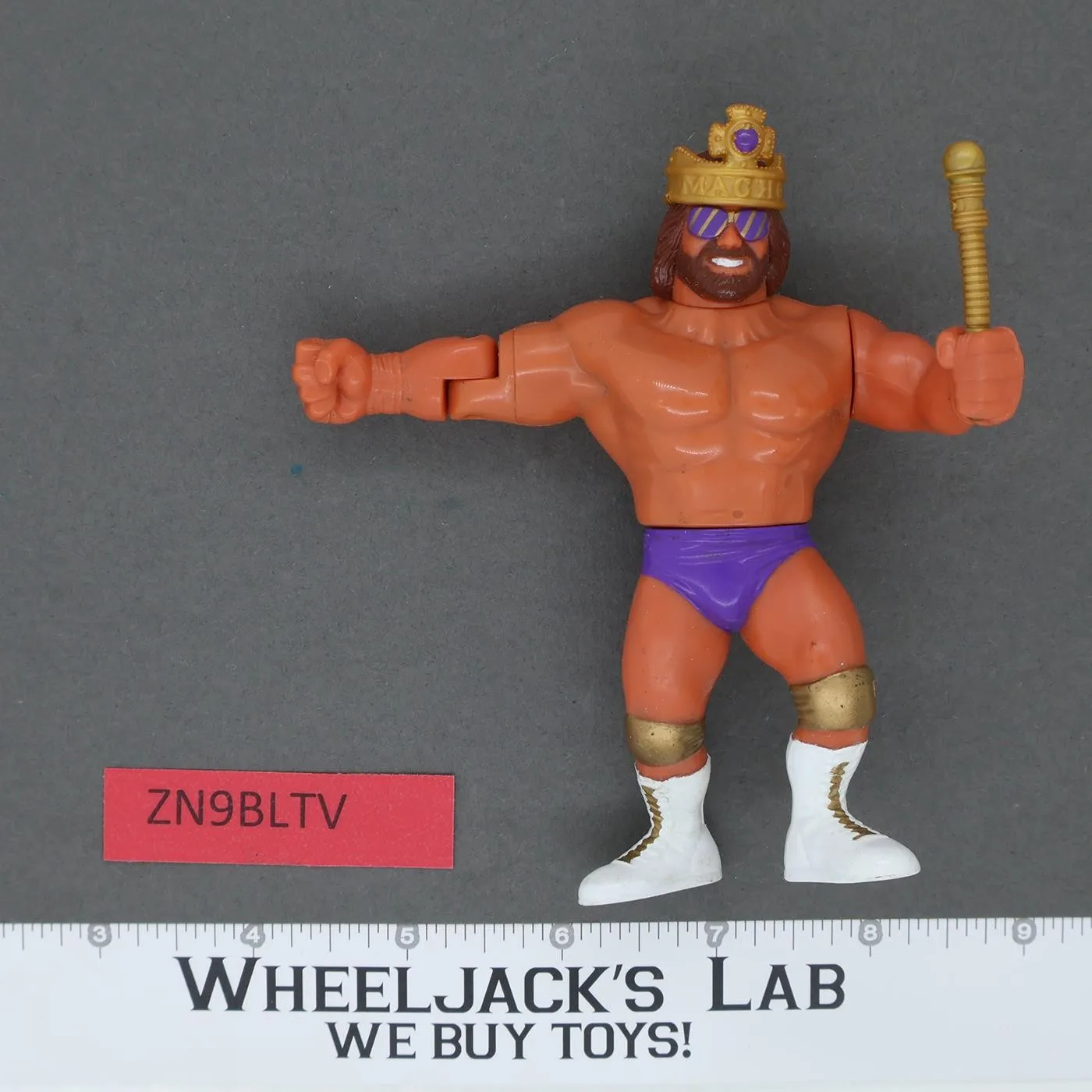 Macho King Randy Savage 100% Complete WWF WWE Wrestling 1991 Hasbro Vintage