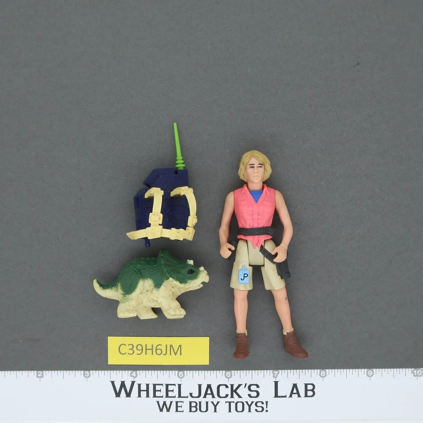 Ellie Sattler W/Firing Grappling Hook Jurassic Park 1993 Kenner Vintage Action