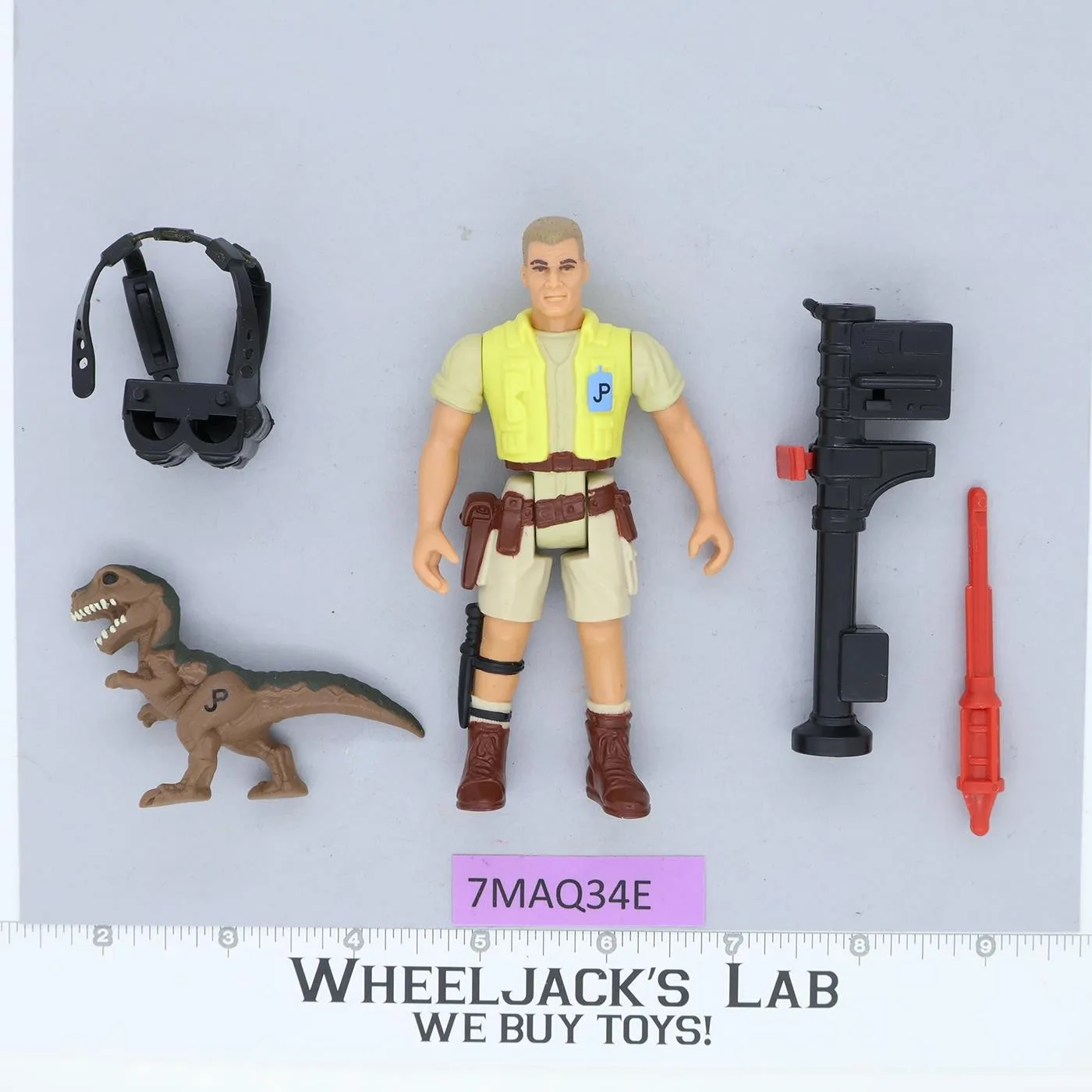 Robert Muldoon Series 1 Jurassic Park 1993 Kenner Vintage Action Figure