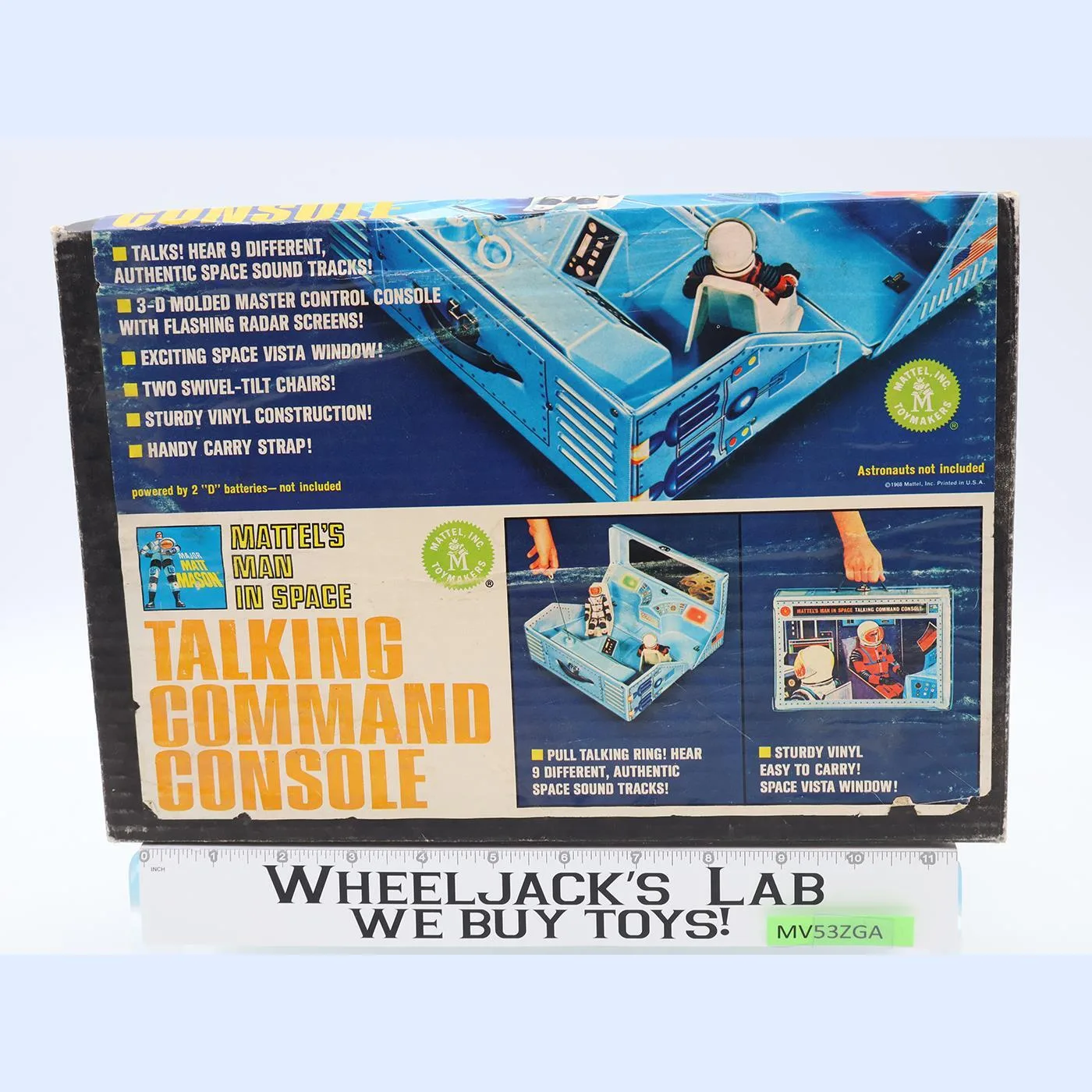 Talking Command Console Complete Major Matt Mason in Space 1968 Mattel Vintage