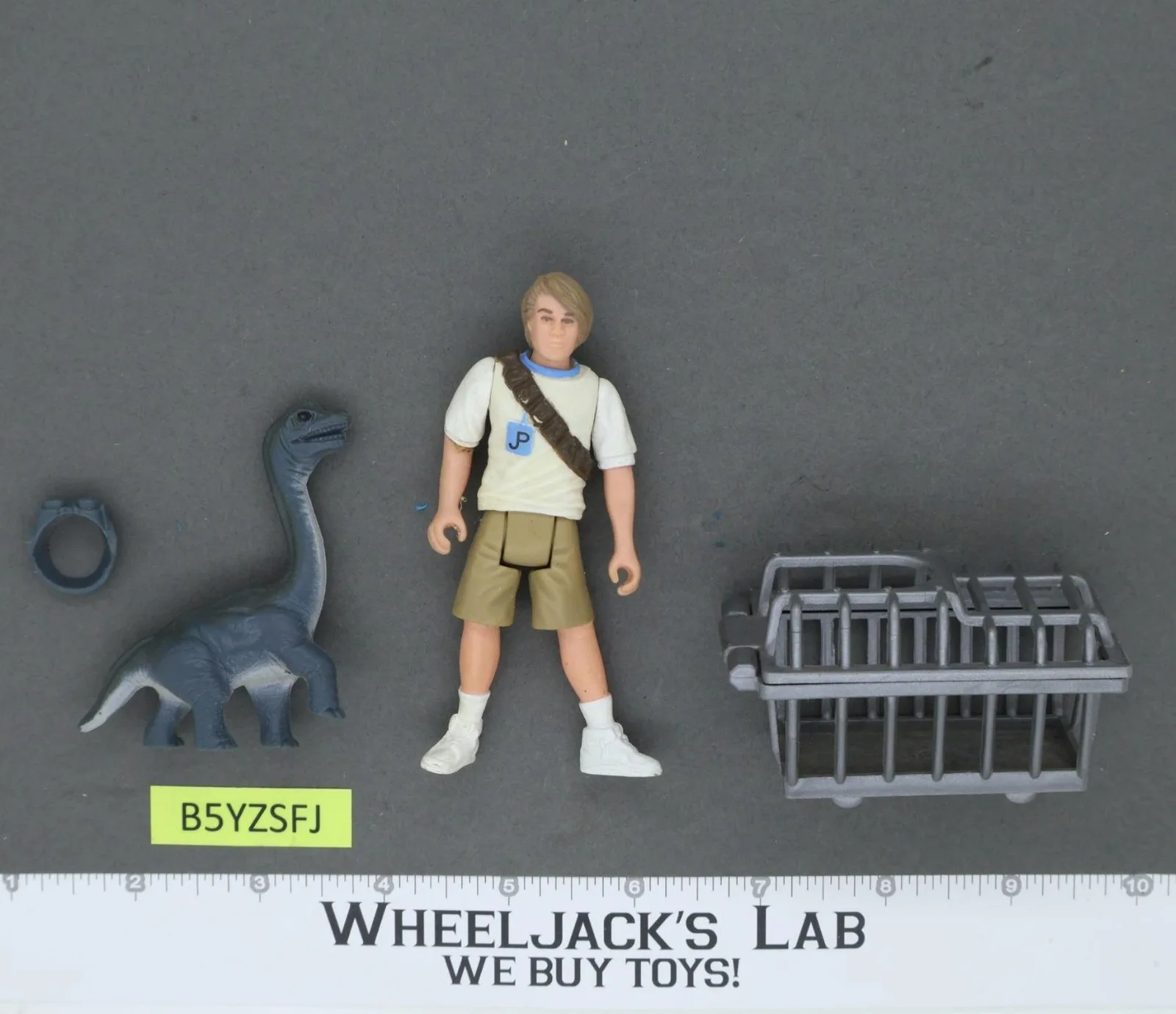 Tim Murphy with Retracting Snare Jurassic Park Series lI 1993 Kenner Vintage
