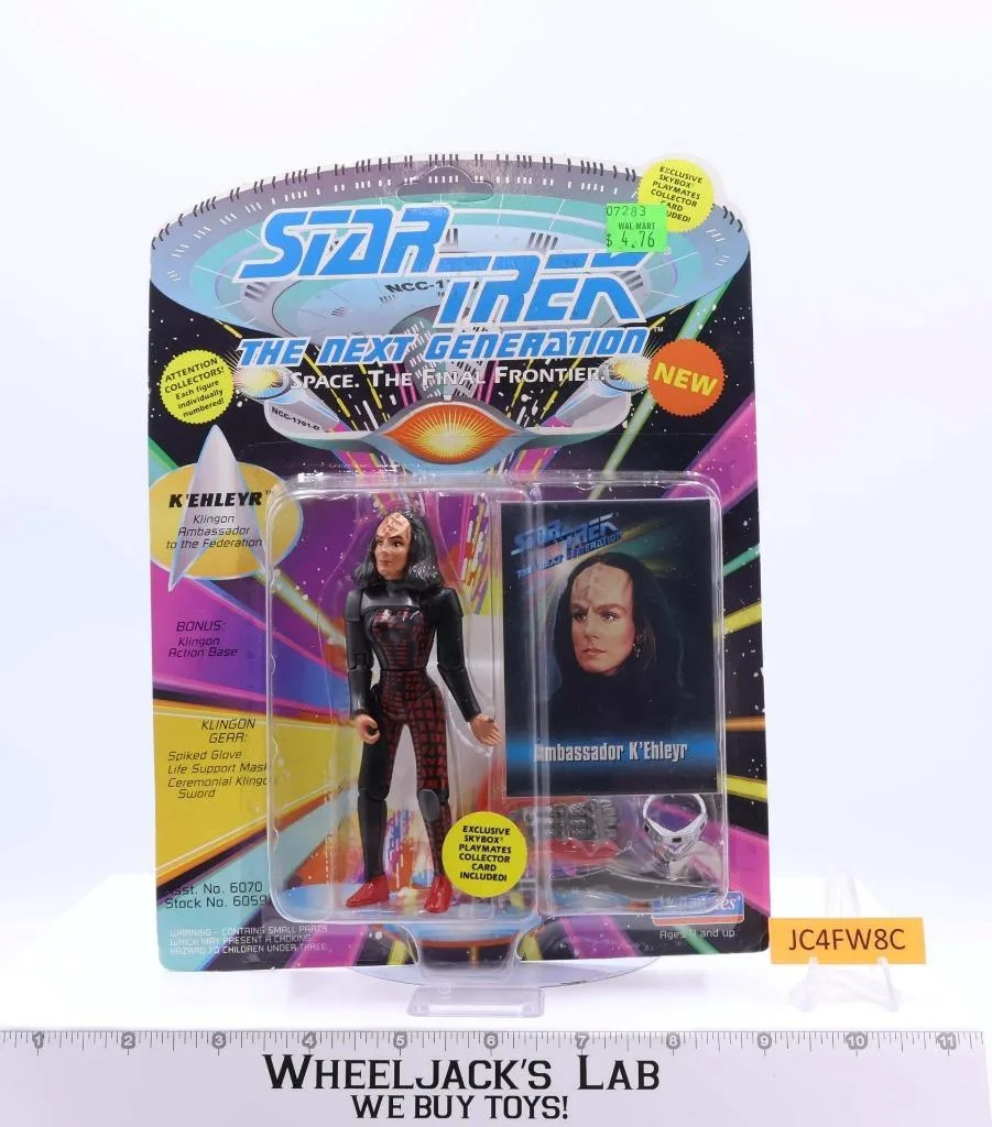 Ambassador K'Ehleyr Klingon Star Trek Next Generation 1993 Playmates UNPUNCHED