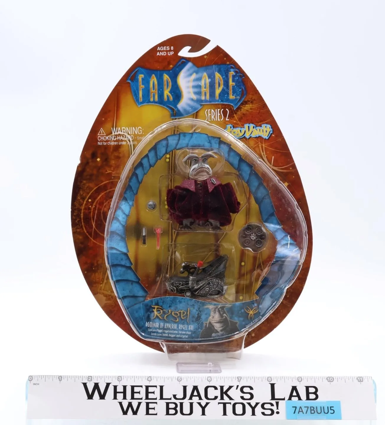 Rygel Dominar of Hyneria Series 2 Farscape Toy Vault 2001 MOSC