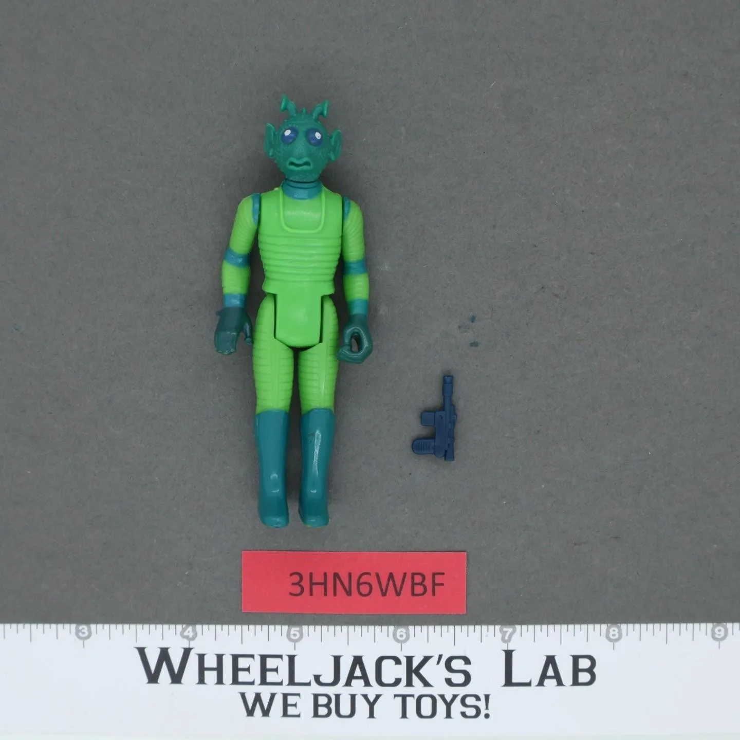 Greedo 100% Complete Star Wars 1978 Vintage Kenner Action Figure NO REPRO