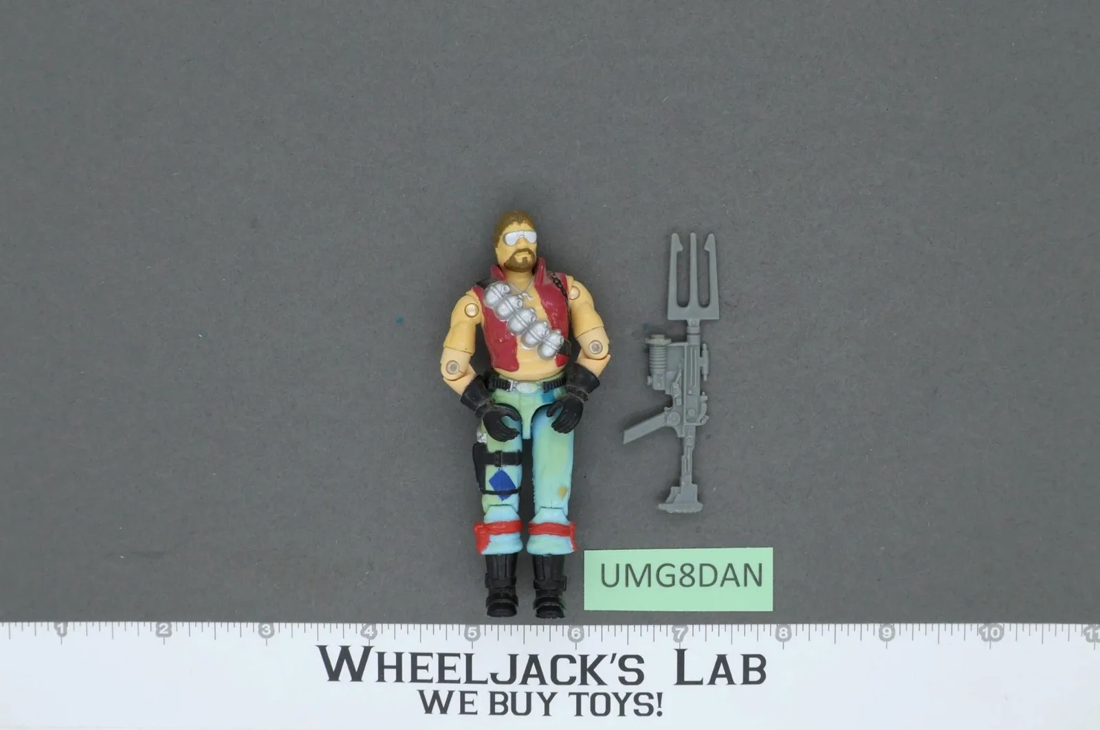 Monkeywrench V1 100% Complete G.I. Joe 1986 Hasbro Vintage Action Figure