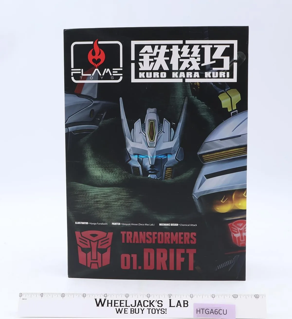 01 Drift Transformers 2017 Kuro Kara Kuri Flame Toys Action Figure NEW MIB