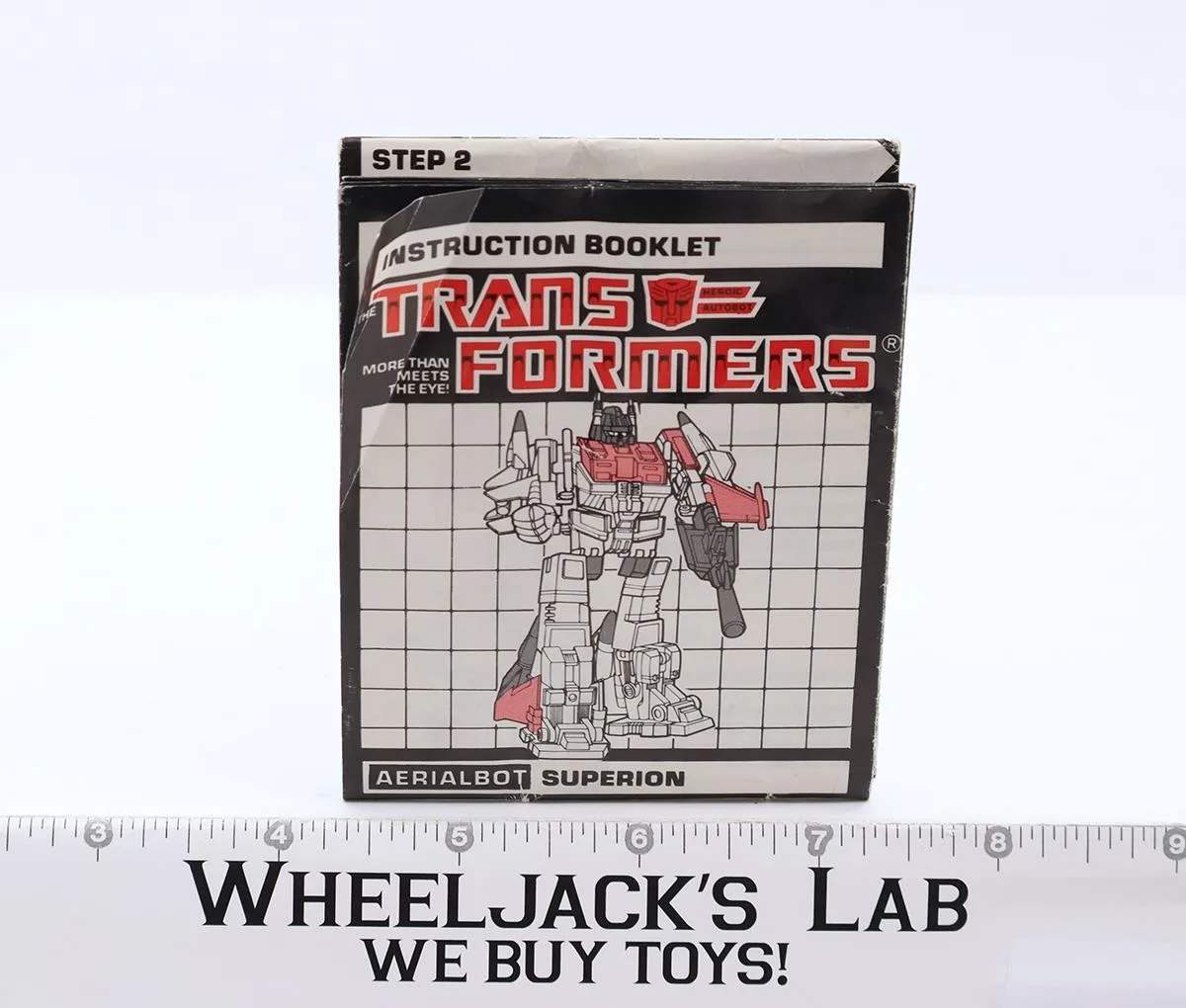 Superion Giftset Action Figure Instruction Manual Booklet 1985 G1 Transformers