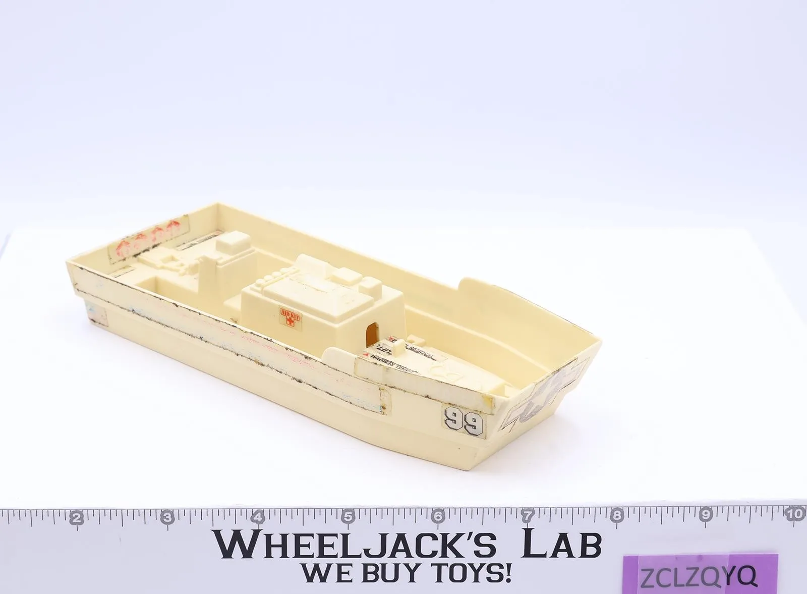 USS Flagg Aircraft Admiral Launch Boat NO REPRO 1985 GI Joe Vintage