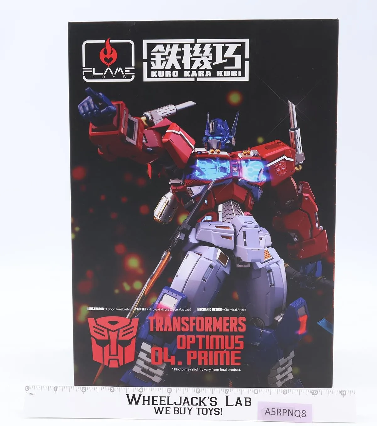 04 Optimus Prime Transformers 2020 Kuro Kara Kuri Flame Toys Figure NEW MIB