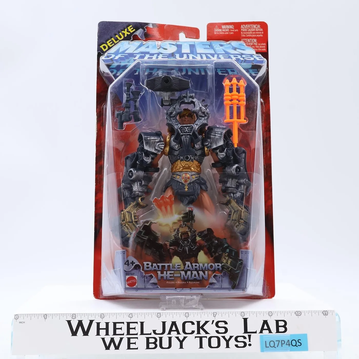 Battle Armor He-Man 200X Masters Of The Universe MOTU 2003 Mattel NEW SEALED