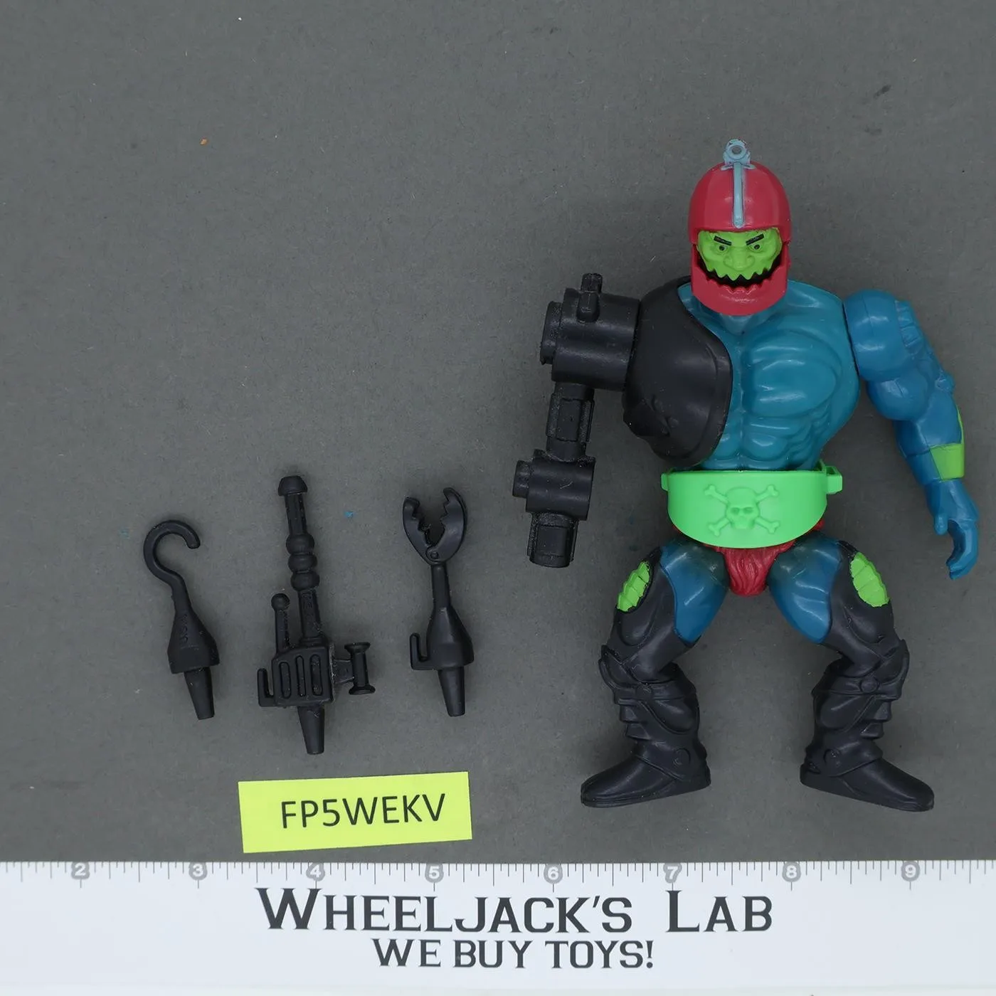 Trap Jaw 100% Complete Masters of the Universe He-Man MOTU 1981 Mattel Vintage