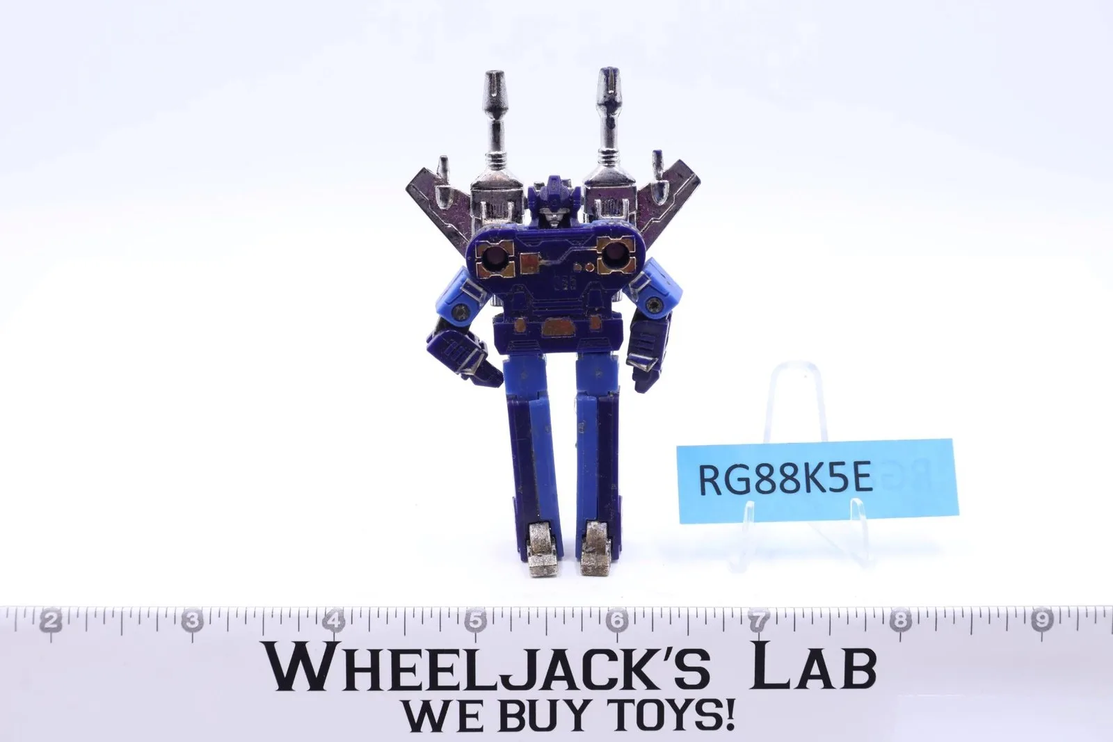 Frenzy Cassette 100% Complete SILVER 1985 Vintage Hasbro G1 Transformers Figure