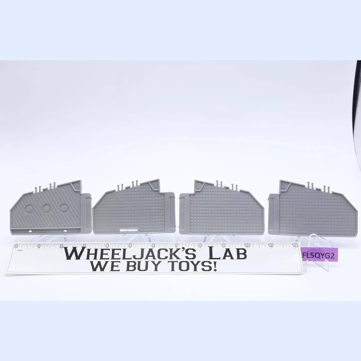 Gobots Command Center Floor Set COMPLETE (A, B, C, D) Bandai Tonka 1984 Vintage