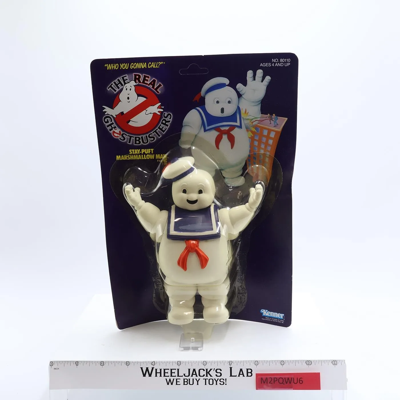 Stay Puft Marshmallow Man Kroger The Real Ghostbusters 1986 MOSC UNPUNCHED