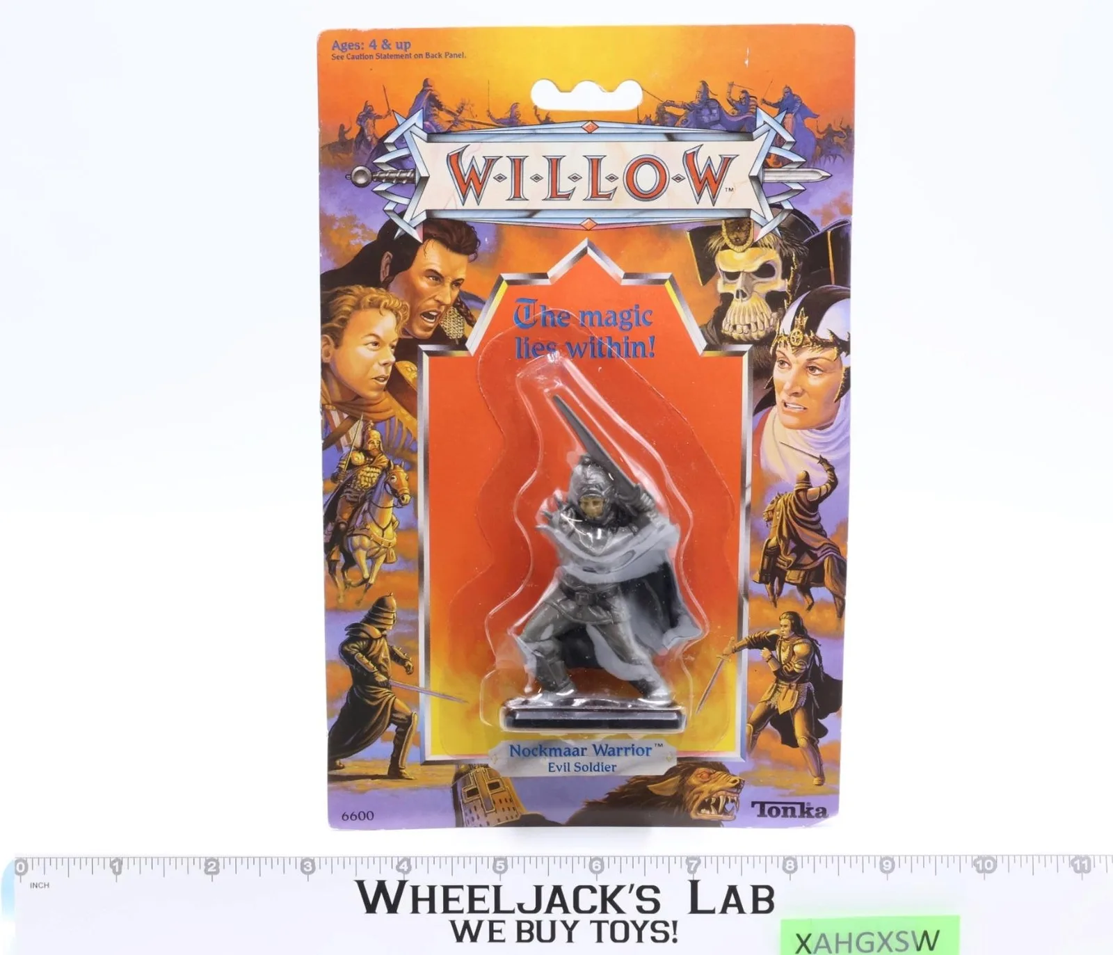 Nockmaar Warrior Evil Soldier Willow 1988 Tonka NEW MOSC Vintage Action Figure