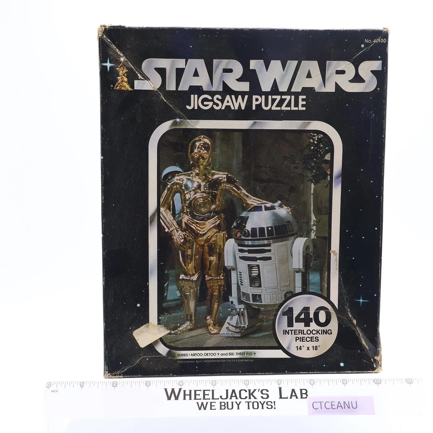 C-3PO and R2-D2 Star Wars 1977 Kenner 140 Pc 14x18 Jigsaw Puzzle