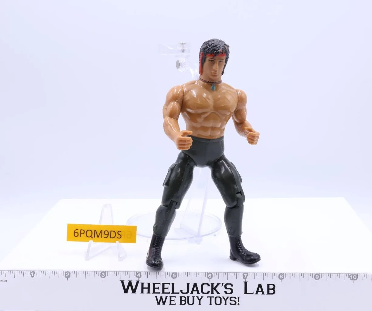 John Rambo Sylvester Stallone Rambo 1986 Coleco Vintage Action Figure