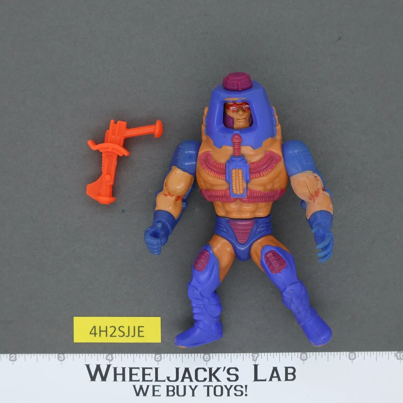 Man-E-Faces 100% Complete He-Man Masters of the Universe MOTU 1982 Mattel Figure