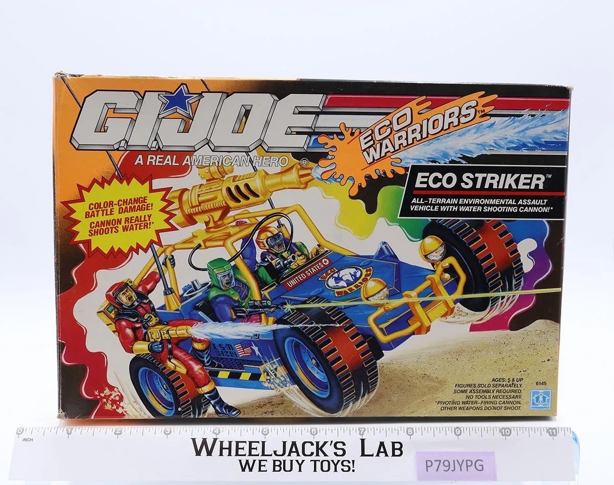 Eco Striker 100% Complete W/ Box GI Joe Eco Warriors 1992 Vintage Hasbro Vehicle