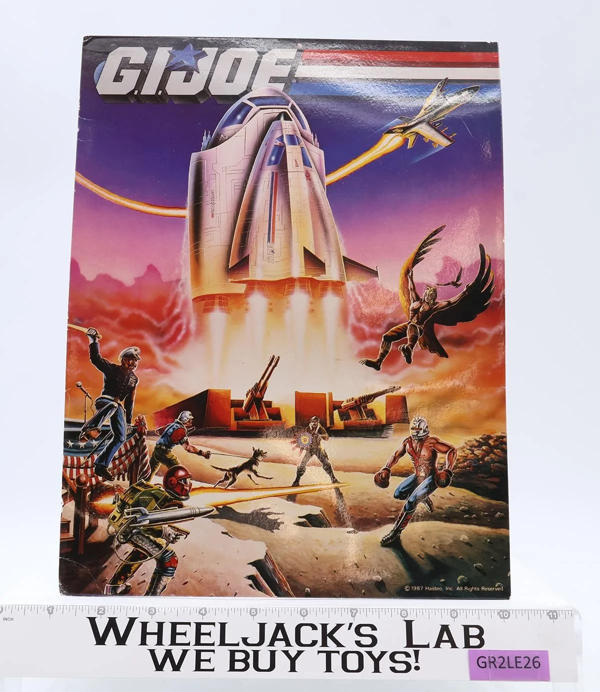 Defiant GI Joe Folder 1987 Hasbro Vintage School Supplies