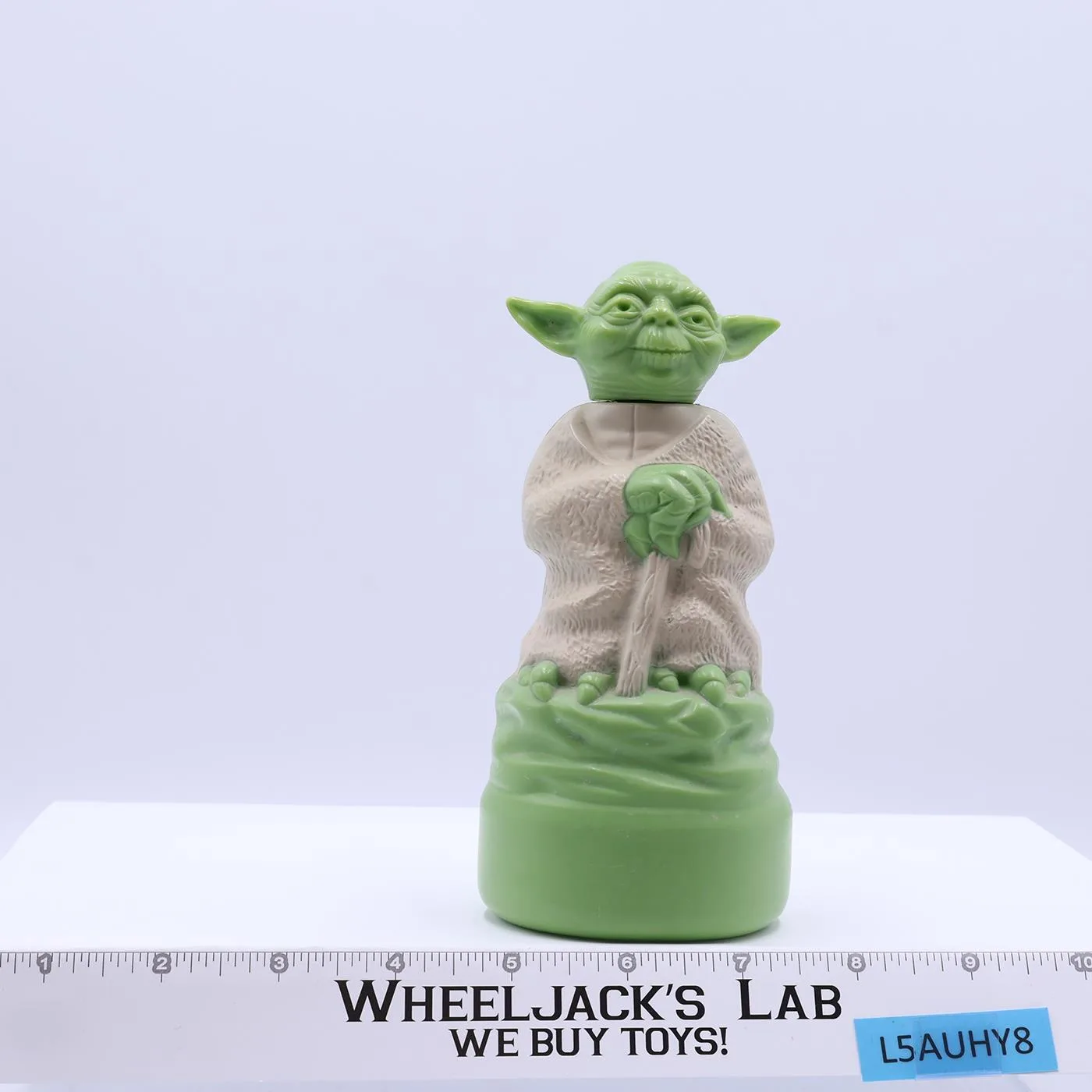 Yoda Bubble Bath EMPTY Container Star Wars 1981 Omni Cosmetics Vintage