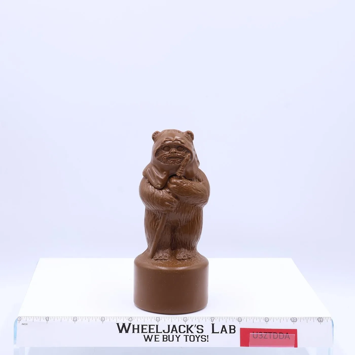 Wicket the Ewok Star Wars AVON Bubble Bath EMPTY Bottle 1980s Vintage