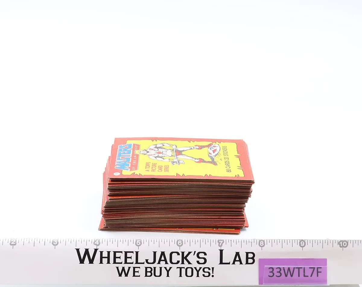 Masters of the Universe Complete Set #1-88 1984 Topps Vintage Trading Cards