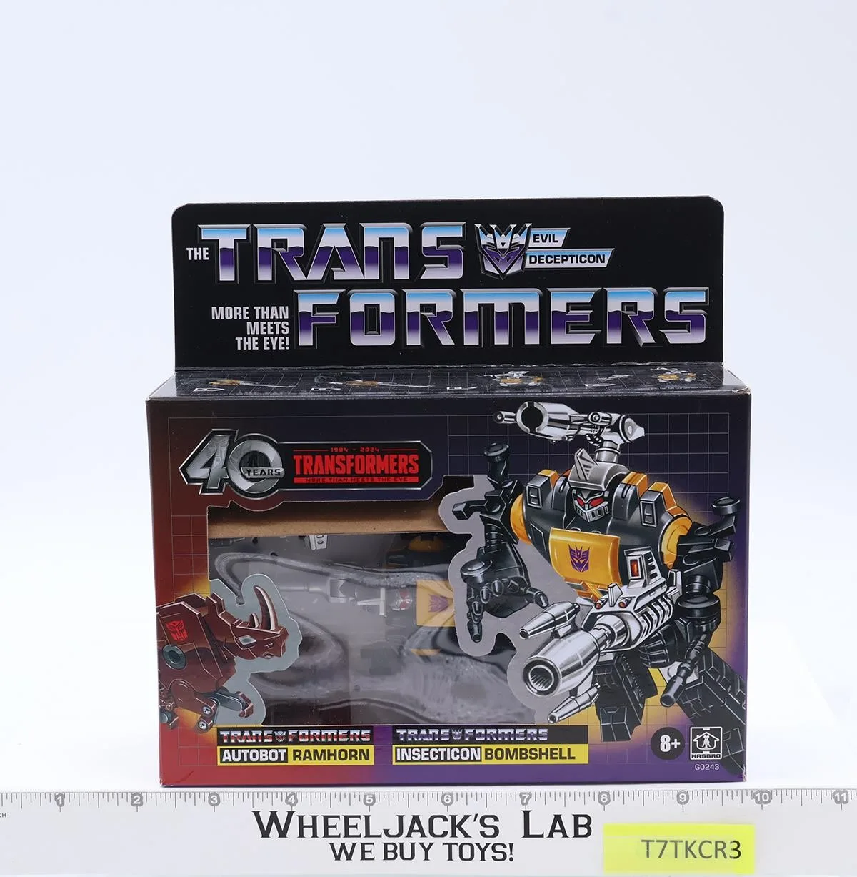 Ramhorn & Bombshell Transformers Reissue 40th Aniv. 2024 Hasbro NEW SEALED