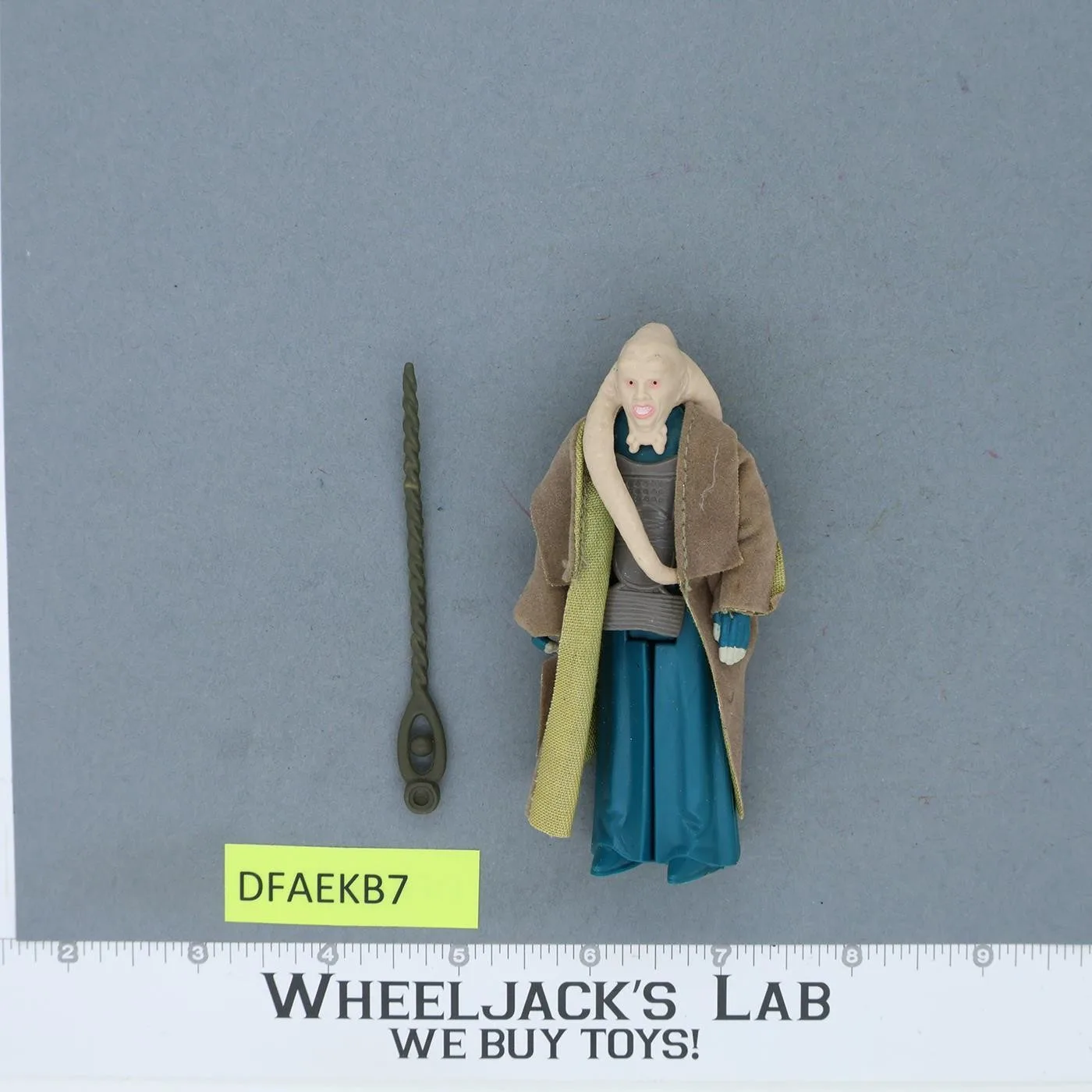 Bib Fortuna 100% Complete TAIWAN Star Wars ROTJ 1983 Vintage Kenner NO REPRO