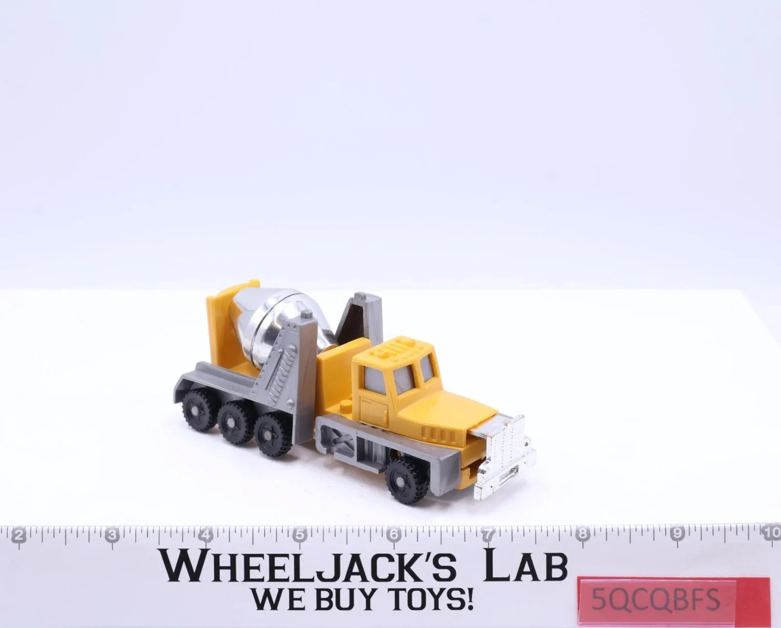 Mixmaster Cement Mixer Taiwan Fourstar MR Hardhat Transistor Robots Vintage KO