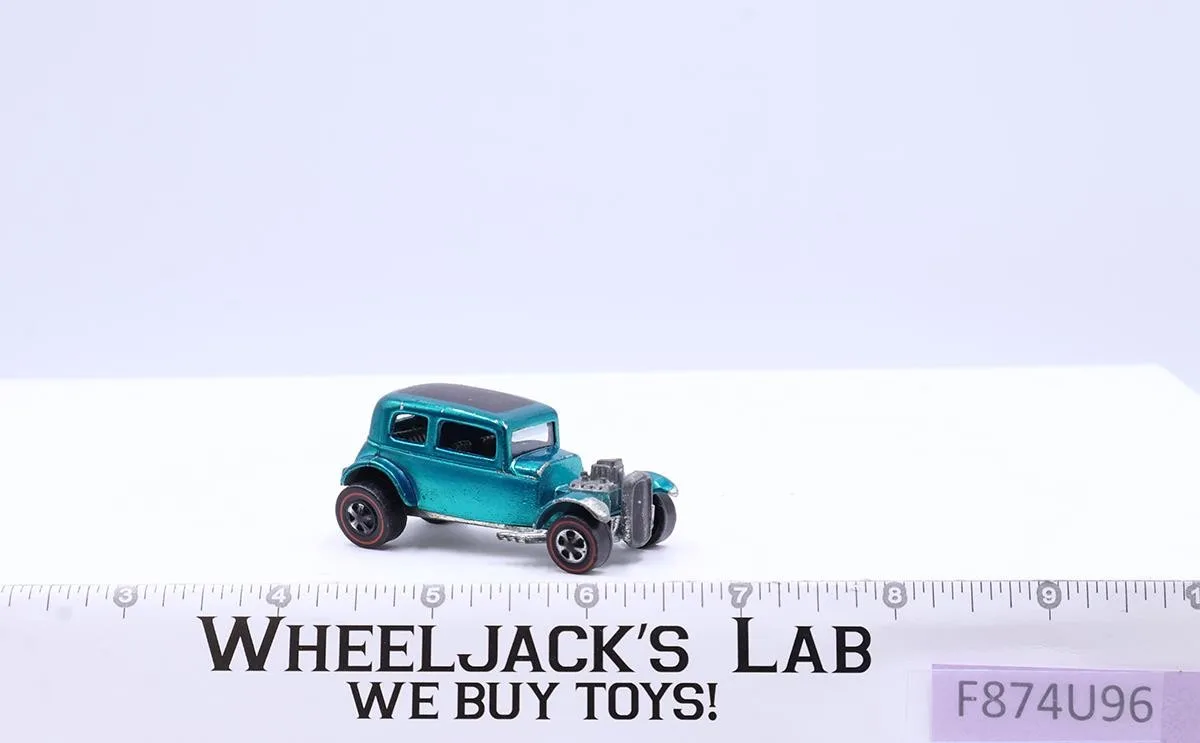 Classic '32 Ford Vicky Aqua Teal 1968 1969 Hot Wheels Mattel Vintage Redline RL