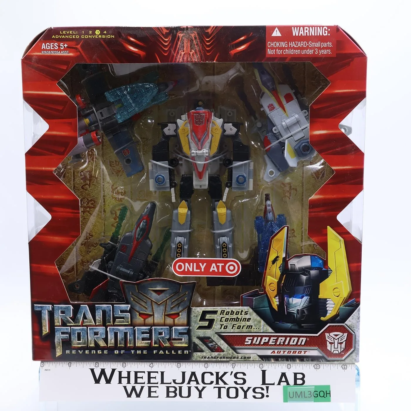 Superion Transformers Revenge of the Fallen 2008 Hasbro Action Figure NEW SEALED