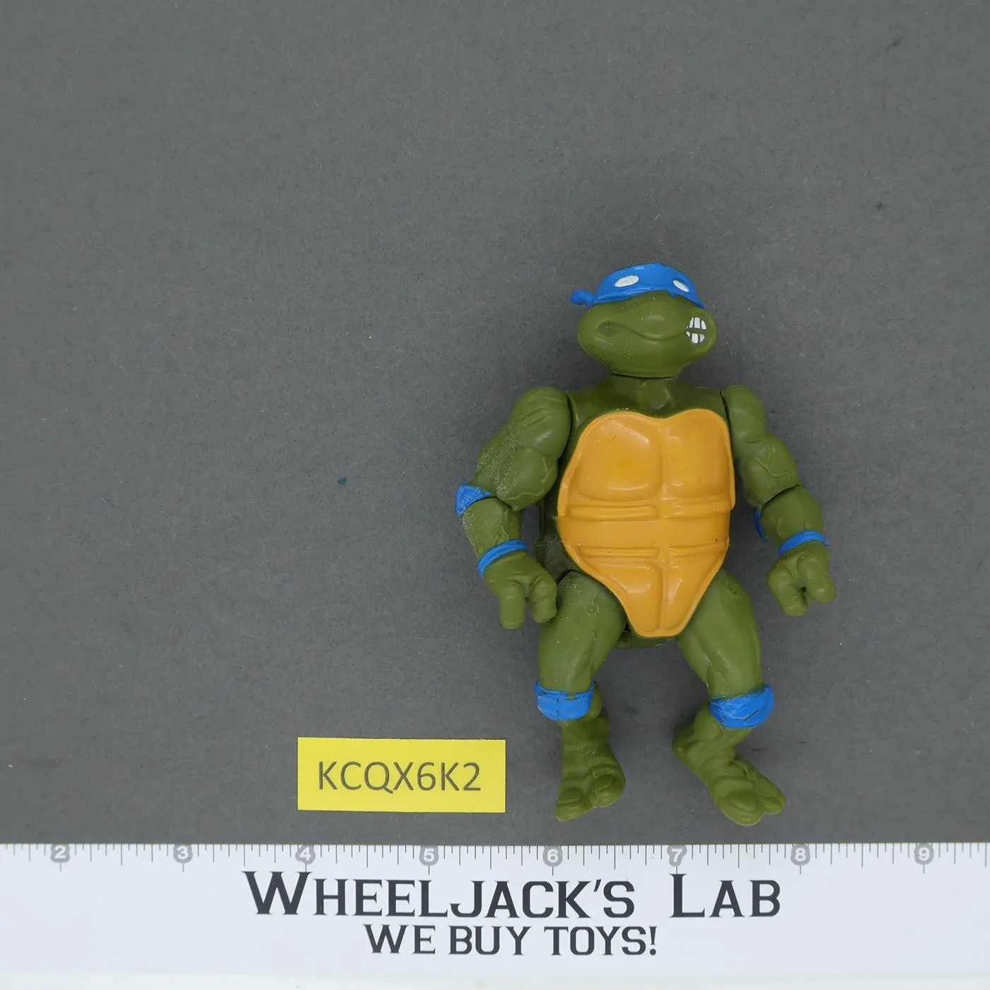Leonardo HARD HEAD Teenage Mutant Ninja Turtles TMNT 1988 Playmates Vintage
