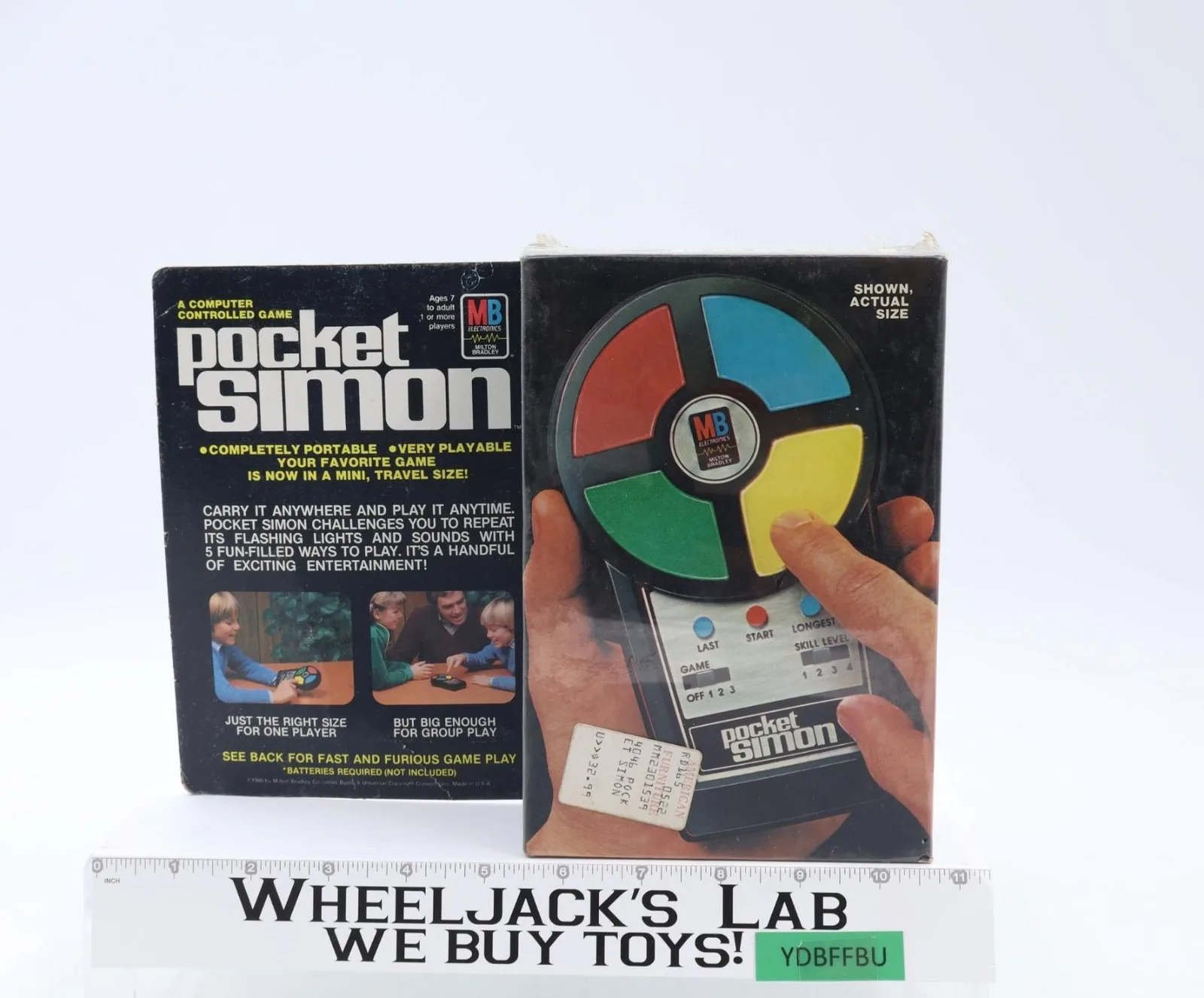 Pocket Simon Electronic Game 1980 Milton Bradley Vintage NEW SEALED