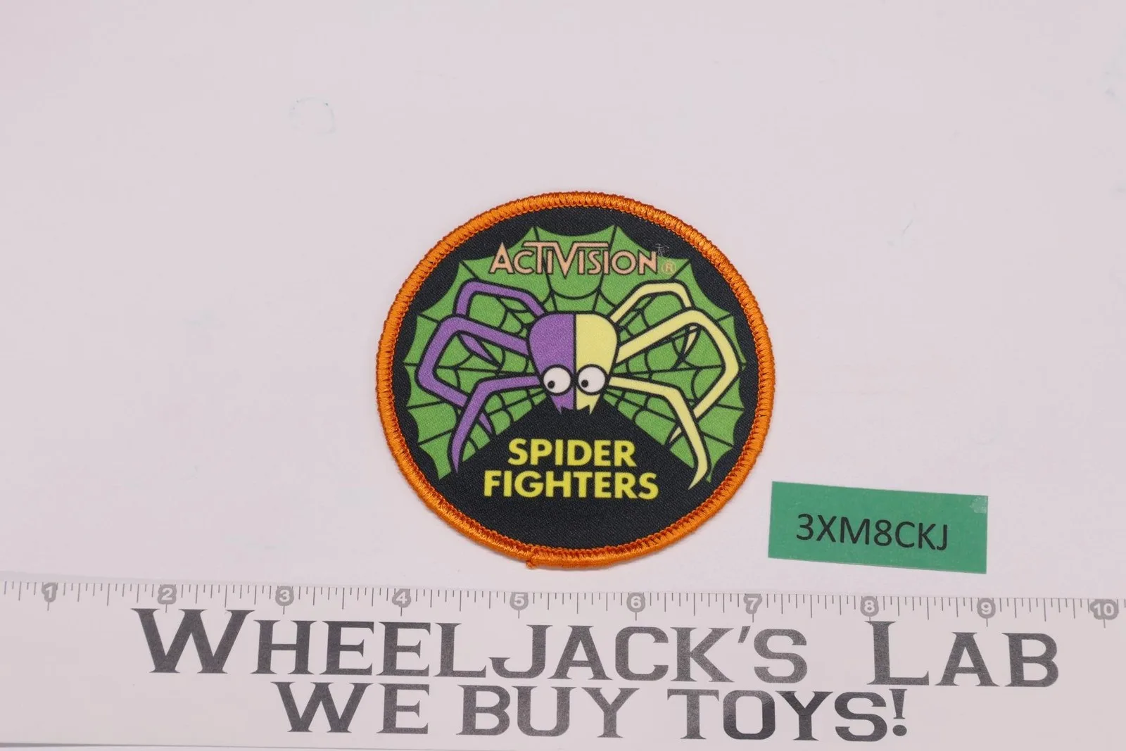 Activision Spider Fighters 1980's Atari Embroidered Patch, Unused