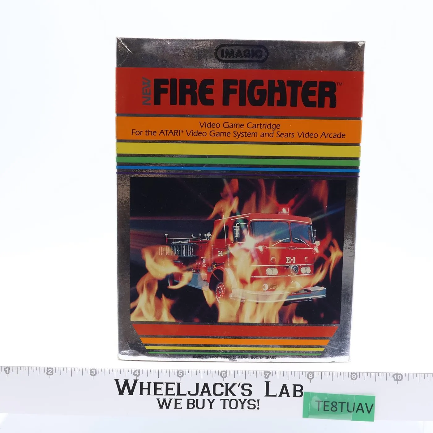 Fire Fighter W/ Box + Manual ATARI 2600 1982 Imagic Game Cartridge