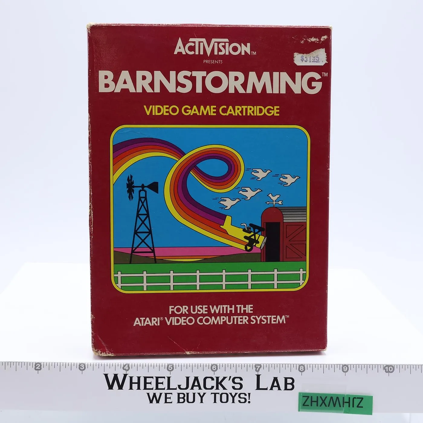 Barnstorming W/ Box + Manual ATARI 2600 1982 Vintage Game Cartridge