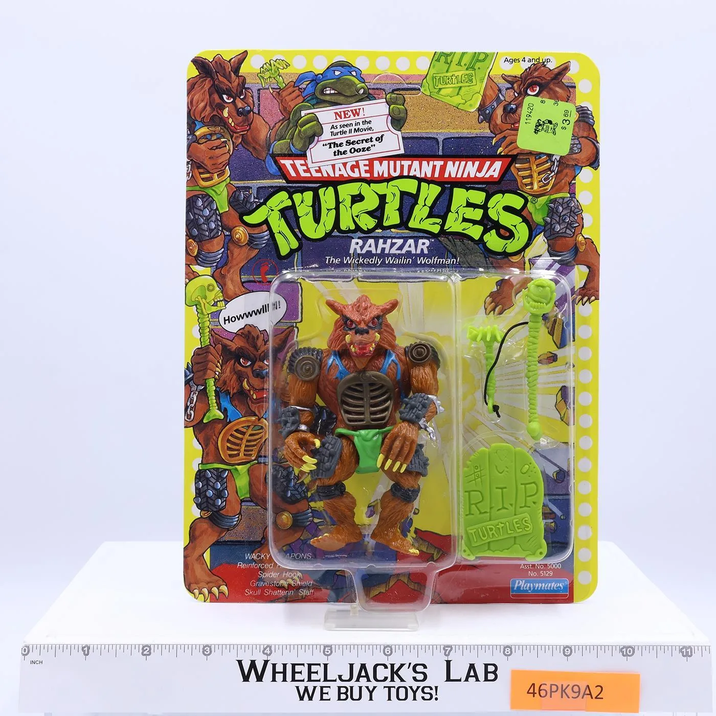 Rahzar Teenage Mutant Ninja Turtles TMNT 1991 Playmates NEW MOSC SEALED