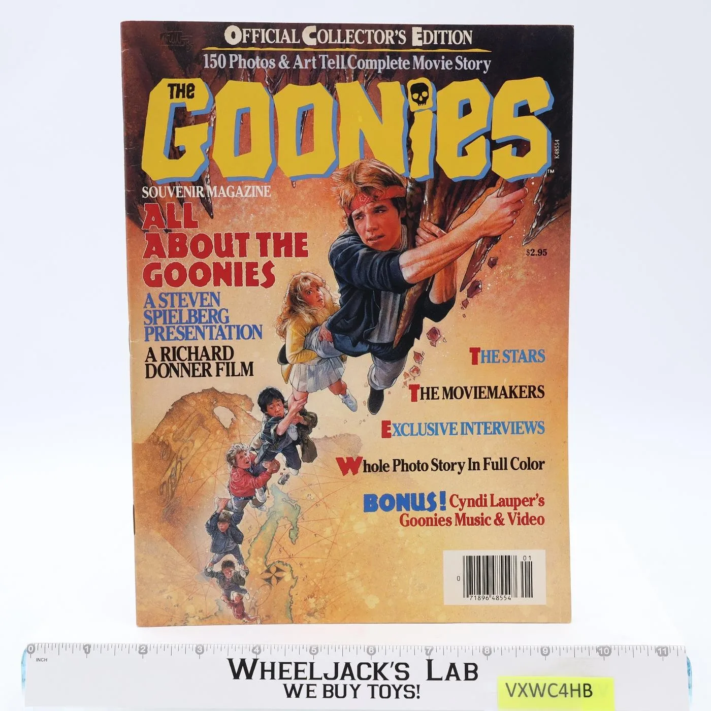 Goonies Official Collector's Edition Souvenir Movie Magazine 1985 Vintage