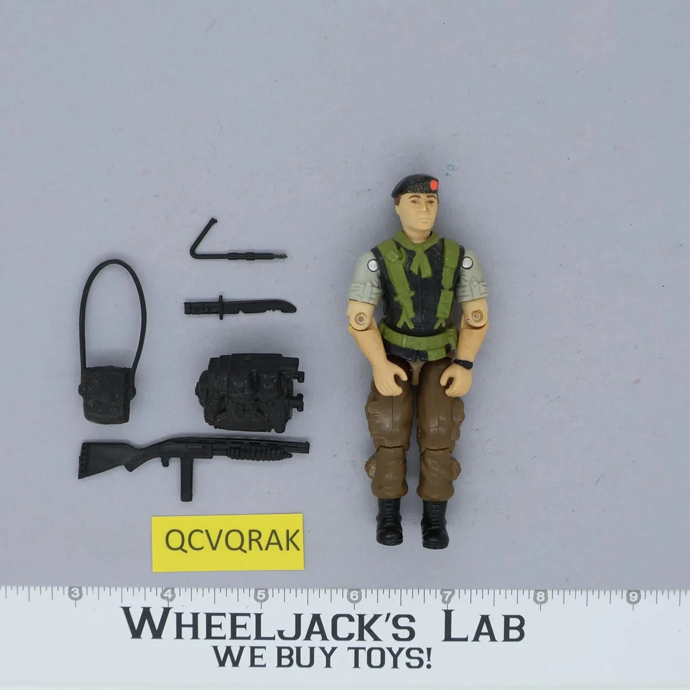 Lt. Falcon V2 Night Force 100% Complete 1988 G.I. Joe Hasbro Vintage Figure