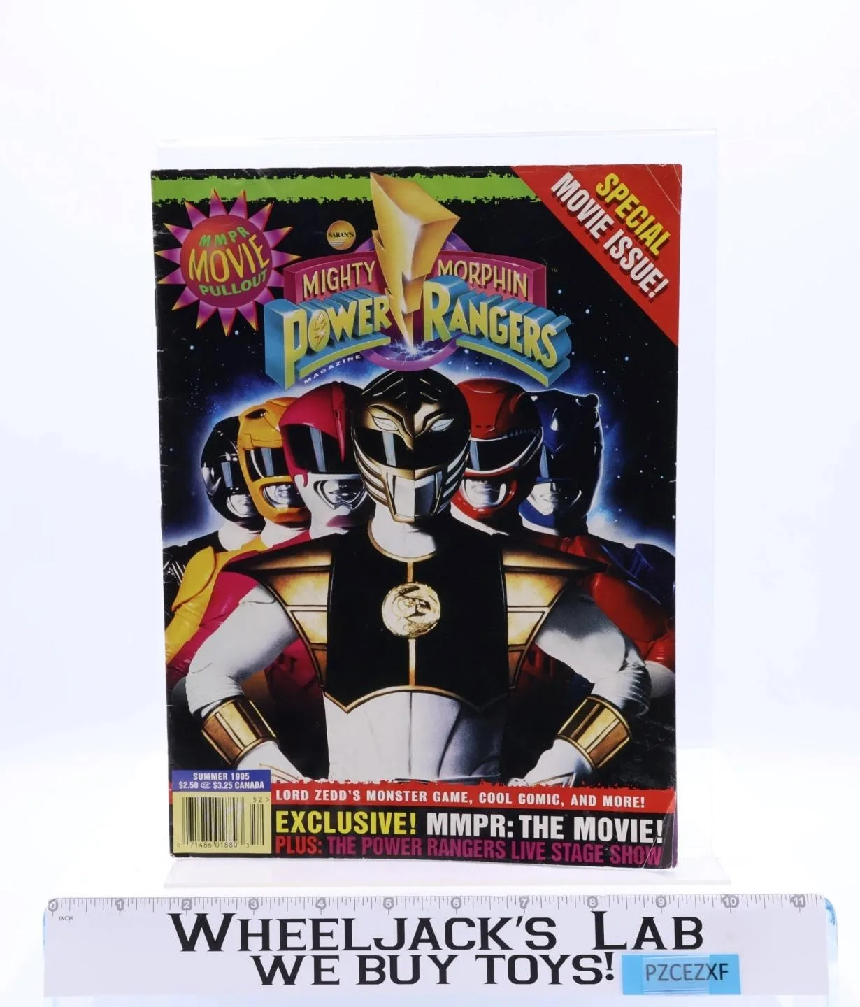 Power Rangers Magazine Special Movie Issue Summer 1995 Saban