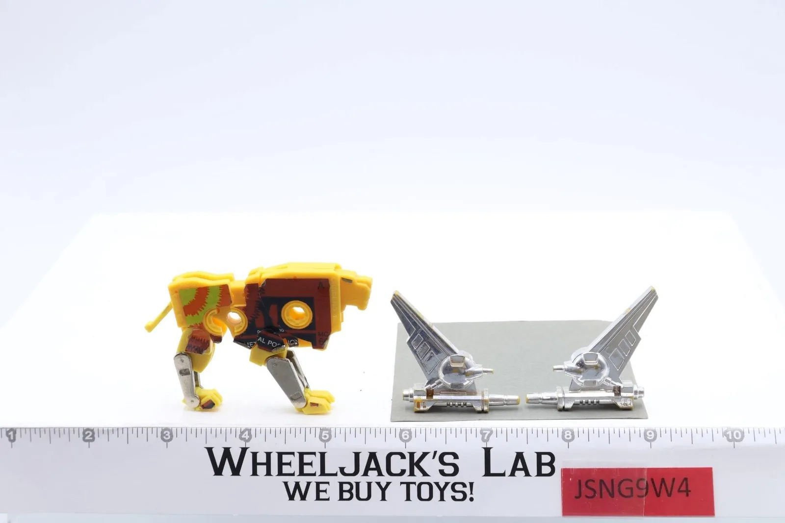 Steeljaw SILVER 100% Complete 1986 Vintage G1 Transformers Lion Action Figure