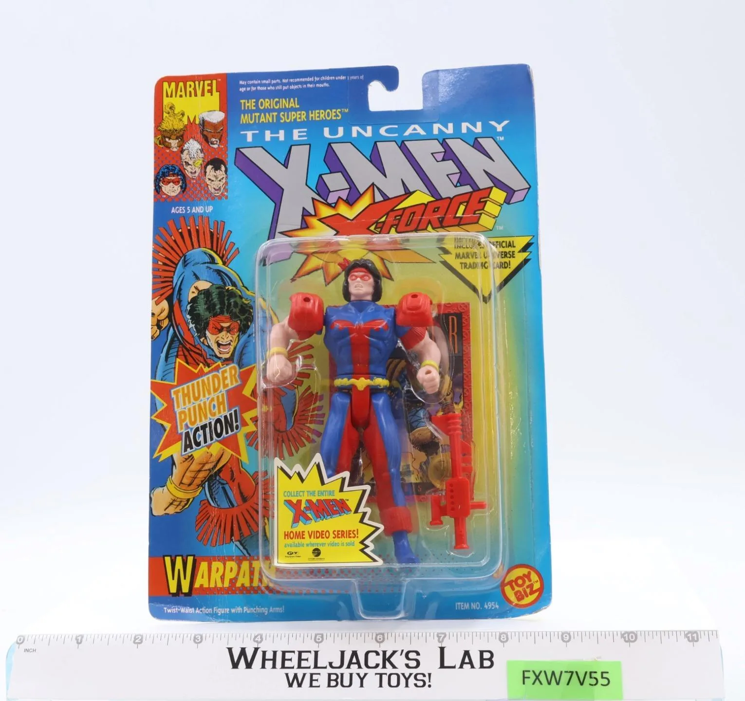 Warpath Thunder Punch The Uncanny X-Men X-Force 1992 Toy Biz Vintage MOSC