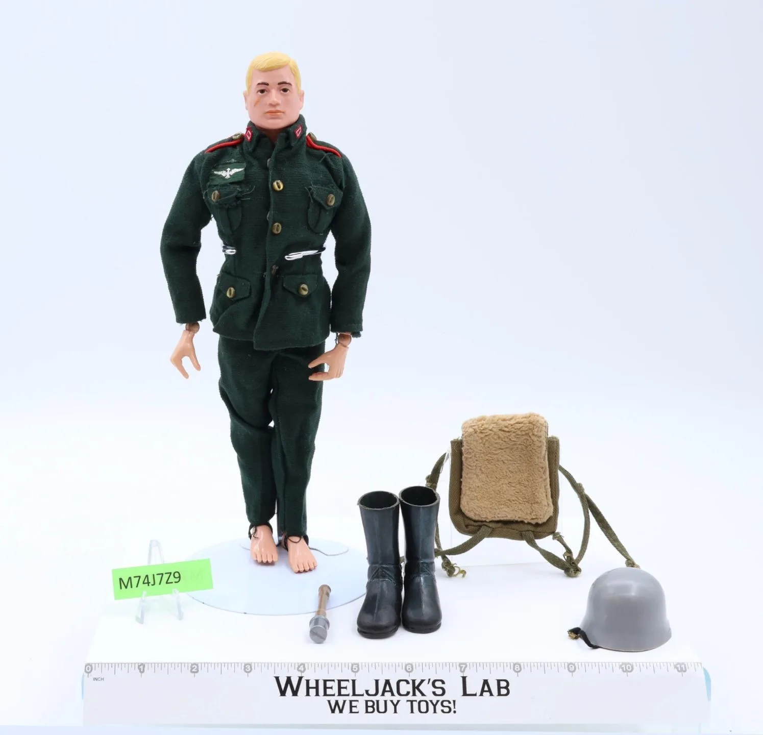 German Storm Trooper 12" GI Joe 1966 Hasbro Vintage Action Figure